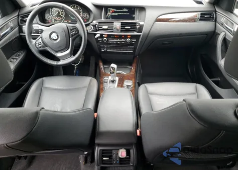 2016 BMW X3 xDrive28I z USA, uszkodzony, nr VIN 5UXWX9C57G0D66700